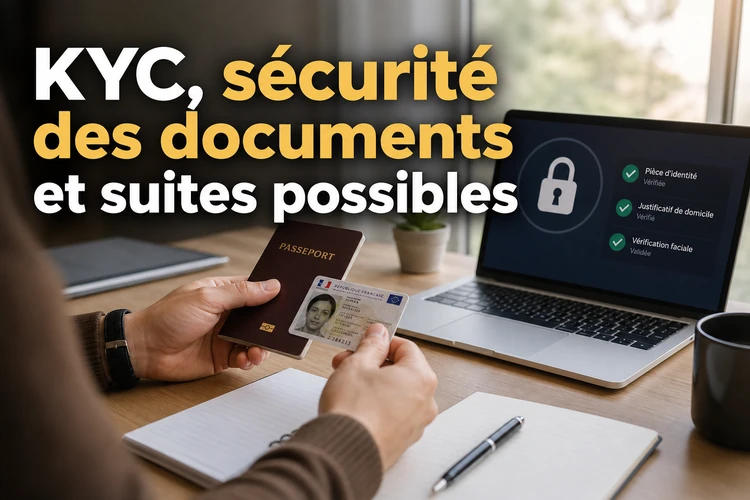 KYC, sécurité des documents et suites possibles